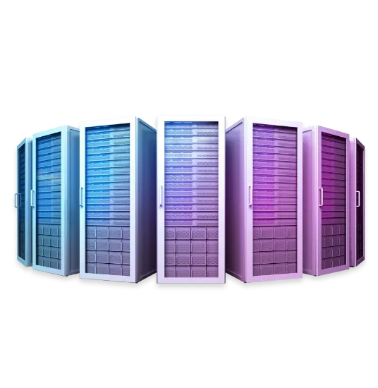 Data server storage solutions by Trinergy, featuring advanced infrastructure for secure and efficient data management.